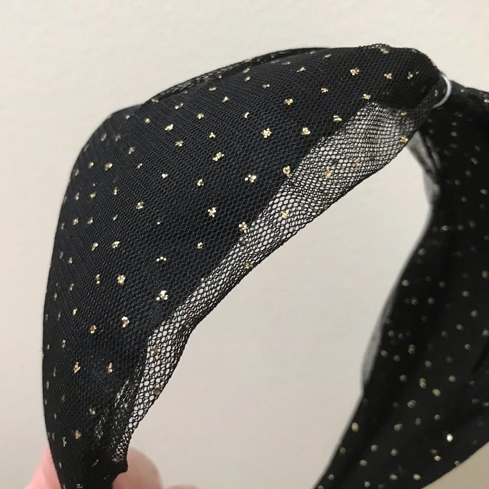 NWT J. Crew Factory Glitter Wrapped Headband Sparkle Whimisgoth Witchy Halloween